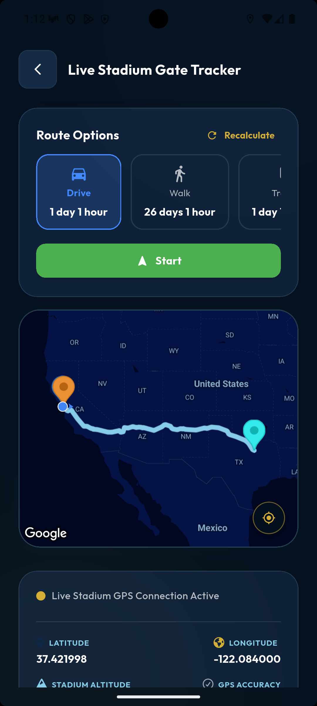 Ground Pass app — multimodal routing and FIFA World Cup 2026 Dallas navigation